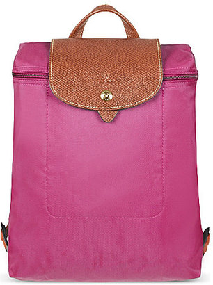 Longchamp Le Pliage backpack in pink