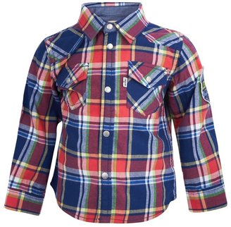 Levi's Navy & Red Checked Shirt