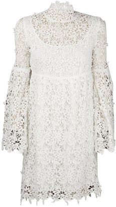 Candela Annabelle White Lace Bell Sleeve Dress