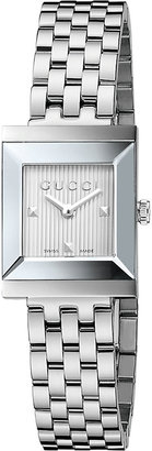 Gucci YA128402 G-Frame collection stainless steel watch