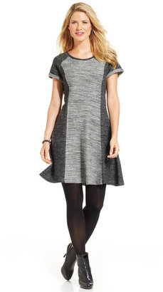 Style&Co. Colorblock French-Terry Dress