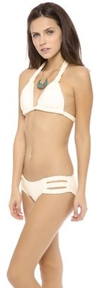 Vitamin A Chloe Braid Halter Bikini Top