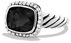 David Yurman Noblesse Ring with Black Onyx and Diamonds