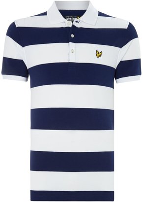 Lyle & Scott Men's Short sleeve stripe polo shirt