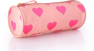 Forever 21 LOVE & BEAUTY Heart Print Cosmetic Bag