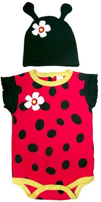 Sozo Baby Ladybug Bodysuit & Cap Set
