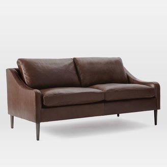 west elm Lindrum Leather Sofa (72.5")
