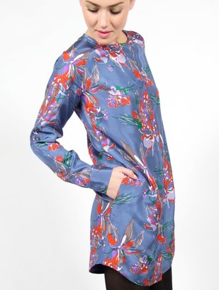 Derek Lam 10 Crosby Floral Print Tunic Dress