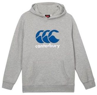 Canterbury of New Zealand Boy's grey classic logo hoodie