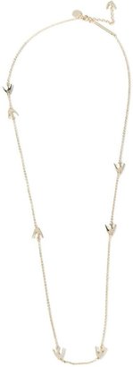 McQ swallow charm necklace