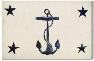 Oliver Gal 'Navy 1926' Wall Art