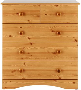 Consort Furniture Limited New Harvest Ready Assembled 3 + 2 Chest Of Drawers