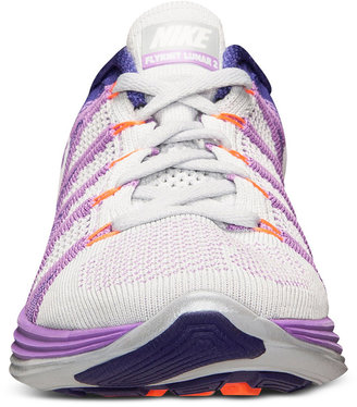 Nike Women's Flyknit Lunar 2 Running Sneakers from Finish Line