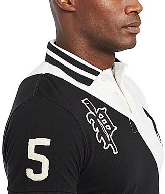 Polo Ralph Lauren Big & Tall Custom-Fit 2-Toned Crew Polo Shirt