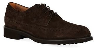 Tod's Fondo Suede Lace-Up Shoe