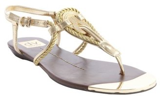 Dolce Vita DV by gold metallic faux leather knot detail 'Anica' sandals