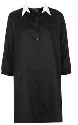 Topshop Womens **Panther Shirt Dress by Sister Jane - Black