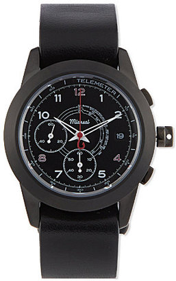 Miansai M2 Noir leather watch