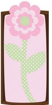 CoCalo Plush Changing Pad Cover - Flower