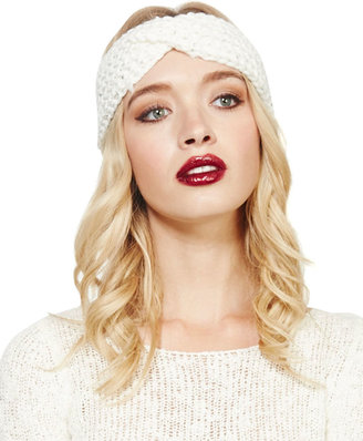 Wet Seal Sequin Twisted Knit Headband