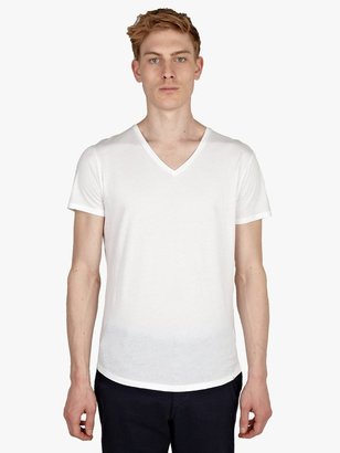 Orlebar Brown Men’s White Bobby V-Neck T-Shirt