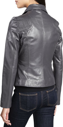 Neiman Marcus Leather Motorcycle Jacket