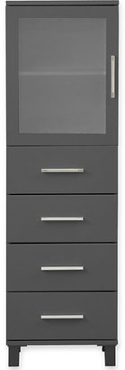 JCPenney Frosted Pane 4-Drawer Linen Cabinet
