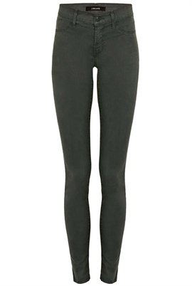 J Brand 485 Luxe Sateen Super Skinny Armour