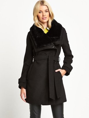 Oasis Premium Tokyo Faux Fur Cowl Coat