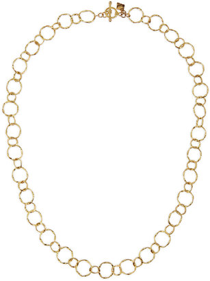 Armenta 18k Yellow Gold Circle Link Necklace, 18"L
