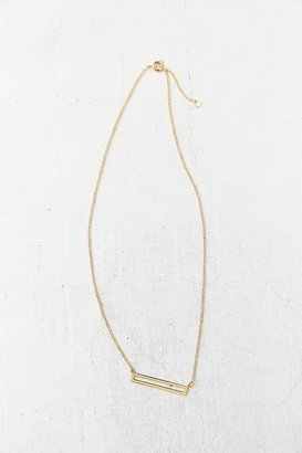 Urban Outfitters Delicate Cutout Bar Necklace