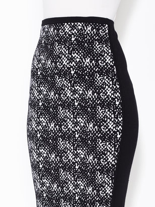Narciso Rodriguez Dot Knit Pencil Skirt