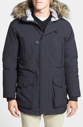 Timberland 'Scar Ridge' Waterproof HyVent® 550-Fill Down Parka with Faux Fur Trim