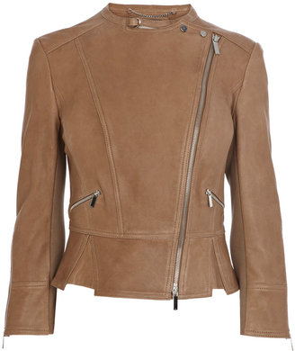 Karen Millen Essential Leather Biker Jacket