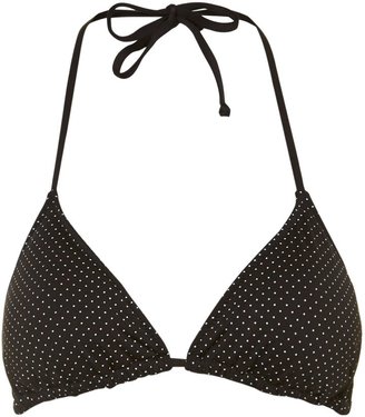 House of Fraser Dickins & Jones Polka dot triangle bikini top