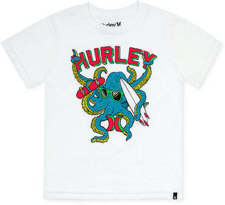 Hurley Little Boys' Octopus Graphic Tee
