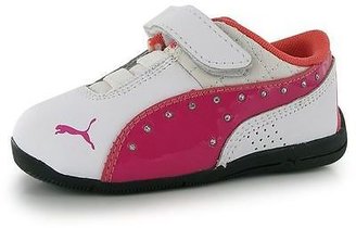 Puma Kids Girls Drift Cat Diamante Infant Trainers Sport Shoes Velcro Footwear