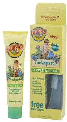 Green Baby Earth's Best by Jason Toothpaste & Gum Brush
