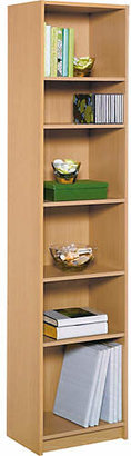 Argos Home Maine 5 Shelf Half Width Bookcase - Beech Effect