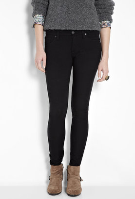 7 For All Mankind Black Double Knit Legging