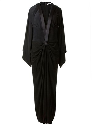 Givenchy draped kimono sleeve dress