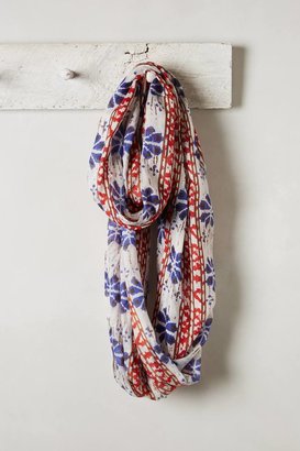 Anthropologie Moroccan Blooms Infinity Scarf
