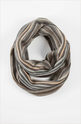 J. Jill Textured-stripe infinity scarf