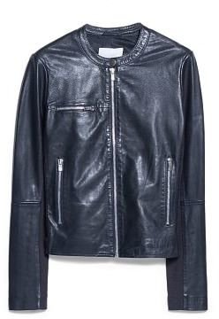 MANGO Leather jacket