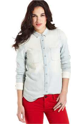 Calvin Klein Jeans Long-Sleeve Button-Down Denim Shirt