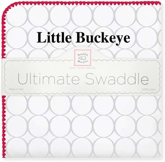 Swaddle Designs Baby Lovie - Pastel Dots w/ Mocha Trim - Pink and Gold Dots