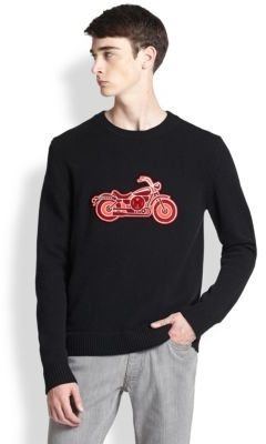 Marc by Marc Jacobs Merino Wool Motorcycle Sweater