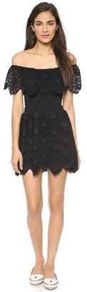 Nightcap Clothing Riviera Lace Fit & Flare Dress