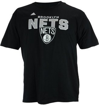 adidas Men's Short-Sleeve Brooklyn Nets Straight To The Hoop T-Shirt