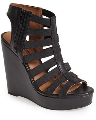 Lucky Brand 'Riona' Caged Wedge Sandal (Women)